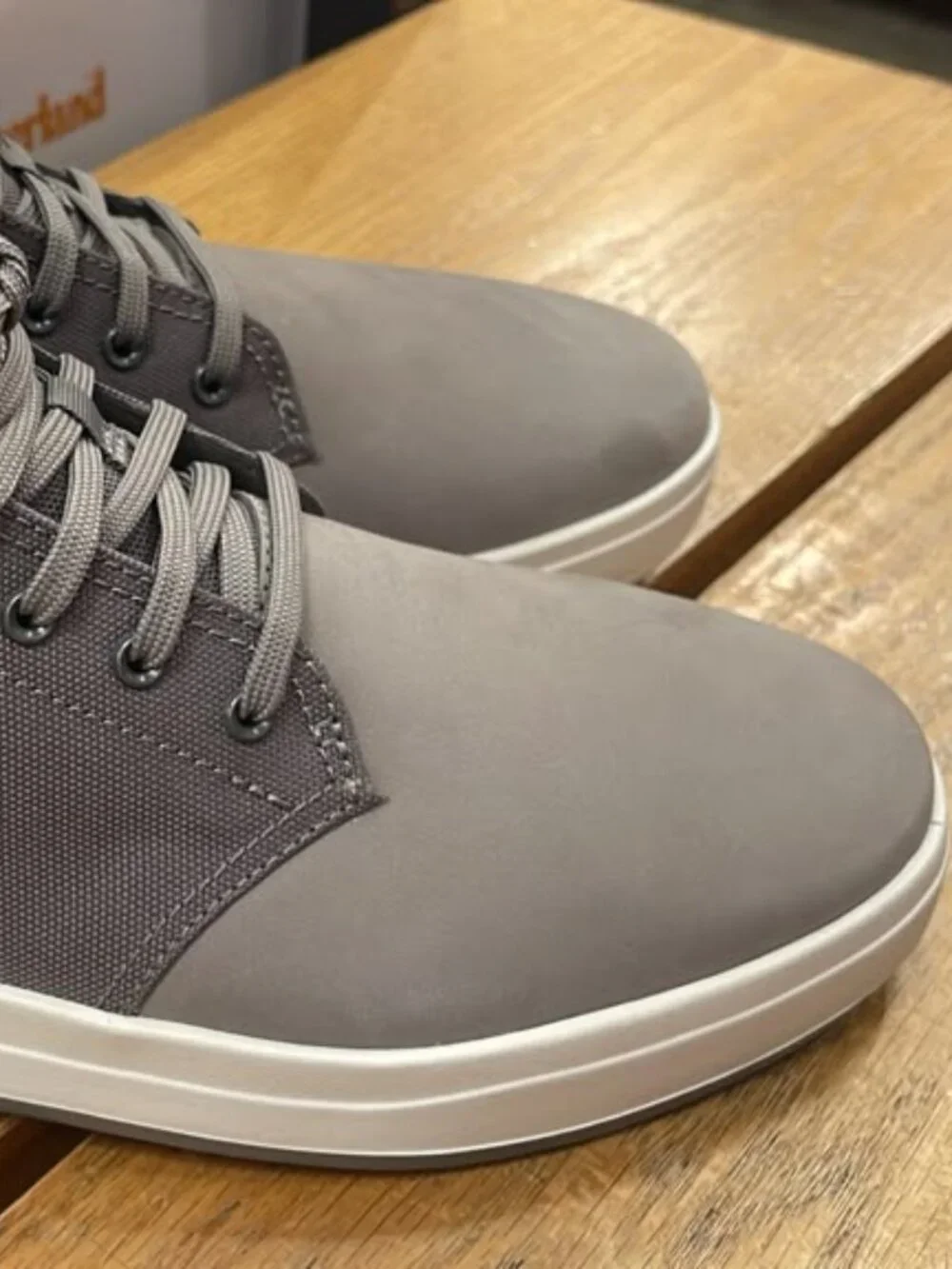 Timberland Men's Davis Square's Chukka Shoe, Medium Grey Nubuck A1SES All Sizes